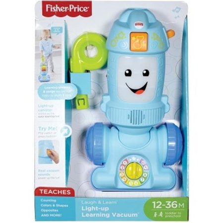 FISHER-PRICE Fisher-Price FIPFNR97 Light-Up Learning Vacuum; Blue FIPFNR97